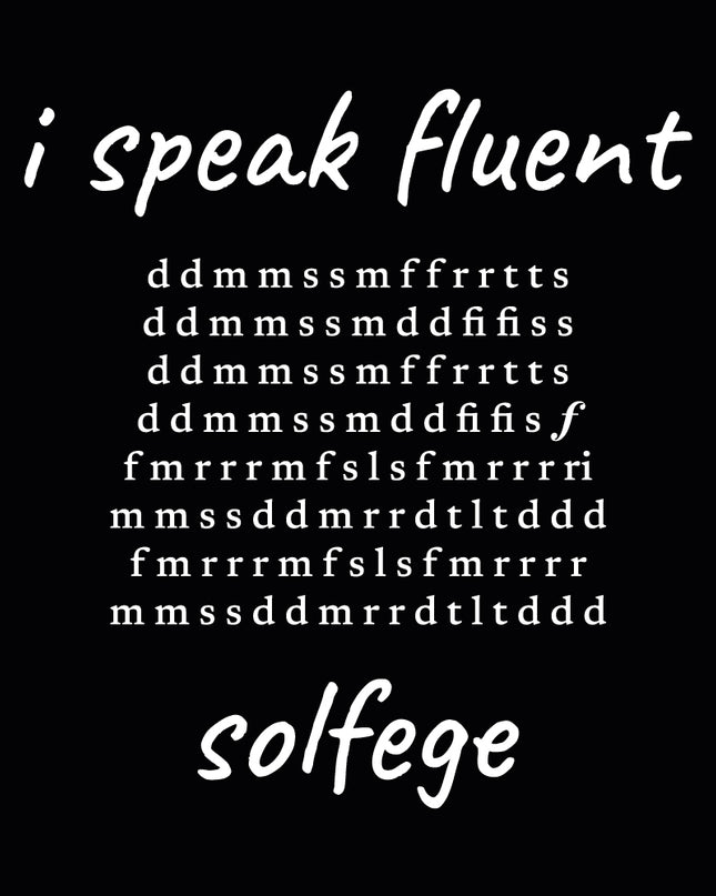 i speak fluent… solfege - Haydn - women's heavyweight t-shirt