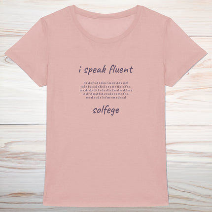 i speak fluent… solfege - Bach - women's heavyweight t-shirt
