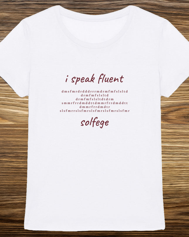 i speak fluent… solfege - Beethoven - women's heavyweight t-shirt