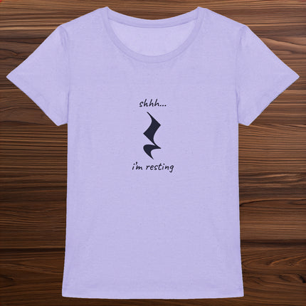 shhh... i'm resting - women's heavyweight t-shirt