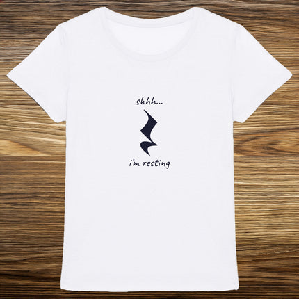 shhh... i'm resting - women's heavyweight t-shirt