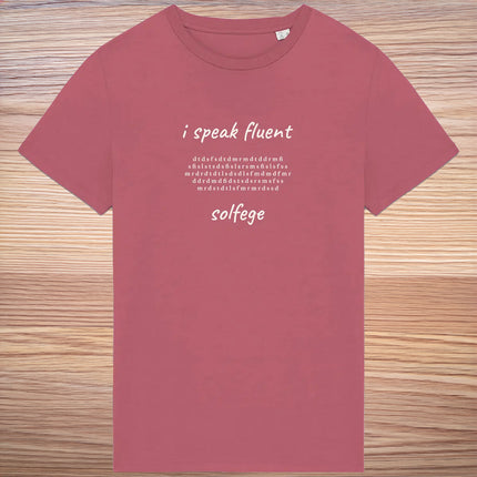 i speak fluent… solfege - Bach - unisex t-shirt