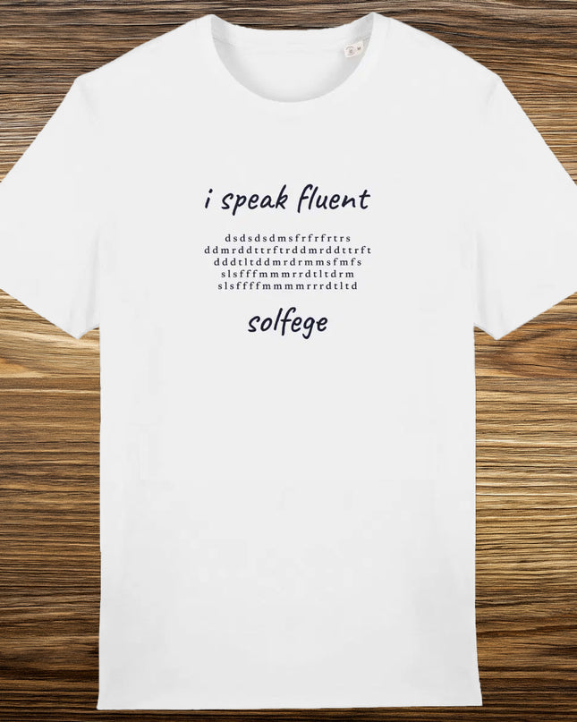 i speak fluent… solfege - Mozart - unisex t-shirt