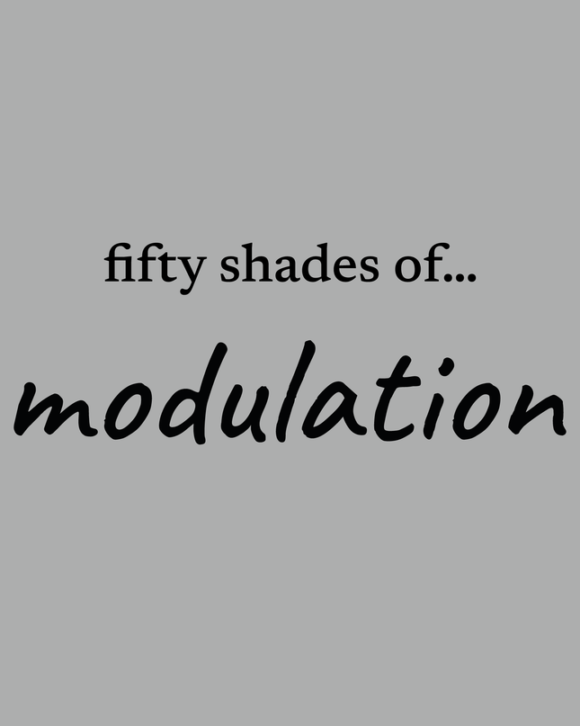fifty shades of... modulation - unisex t-shirt