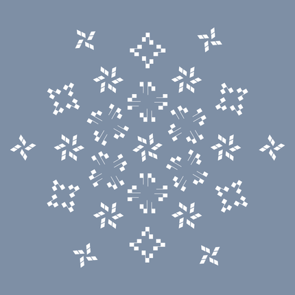 graduale snowflake - hoodie dress