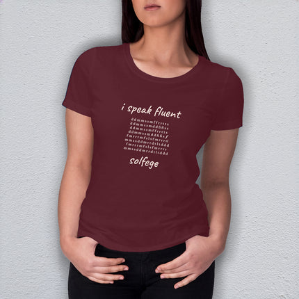 i speak fluent… solfege - Haydn - women's heavyweight t-shirt