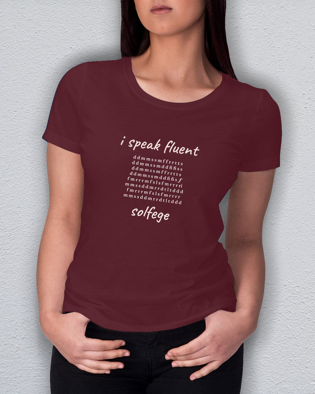 i speak fluent… solfege - Haydn - women's heavyweight t-shirt