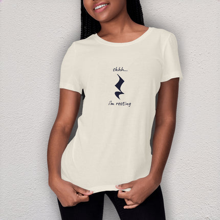 shhh... i'm resting - women's heavyweight t-shirt