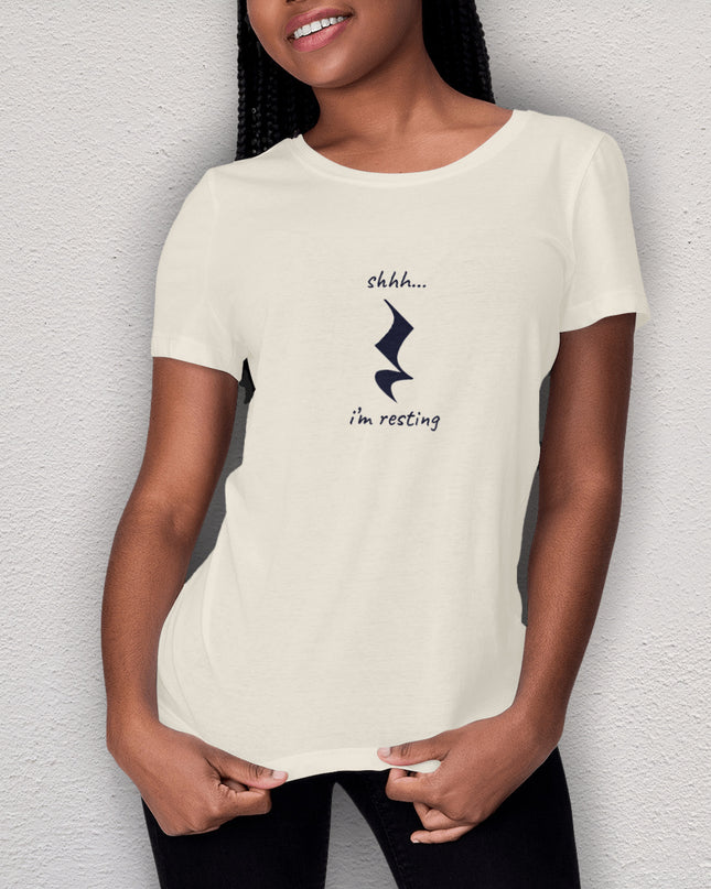 shhh... i'm resting - women's heavyweight t-shirt