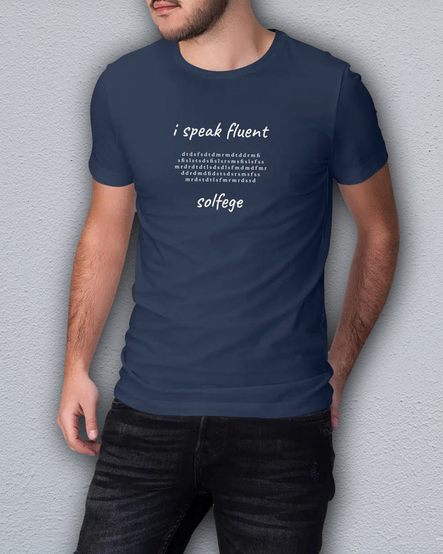 i speak fluent… solfege - Bach - unisex t-shirt