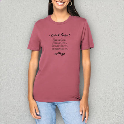 i speak fluent… solfege - Haydn - unisex t-shirt