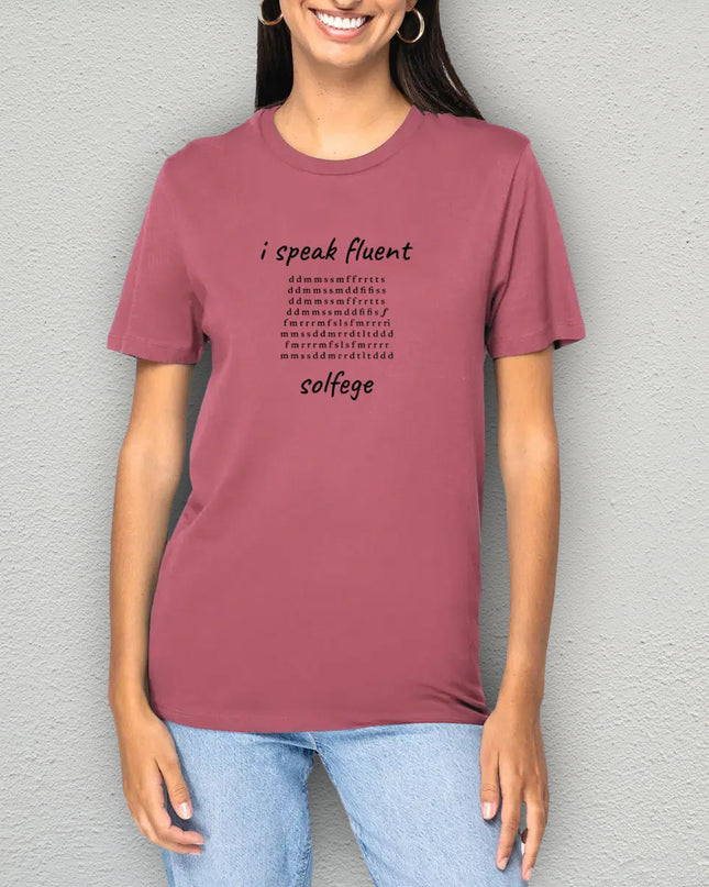 i speak fluent… solfege - Haydn - unisex t-shirt