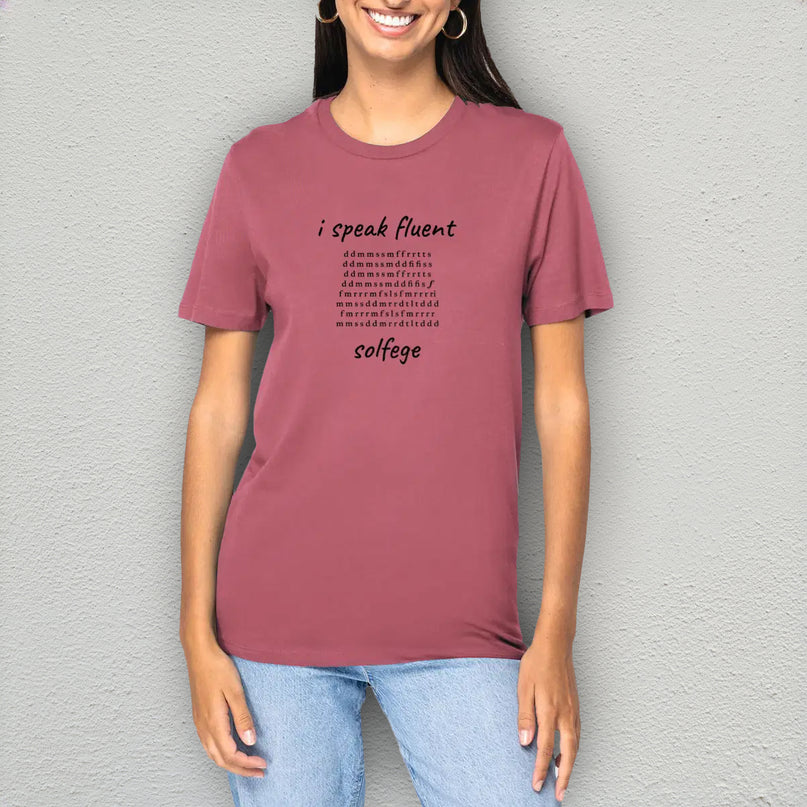 i speak fluent… solfege - Haydn - unisex t-shirt